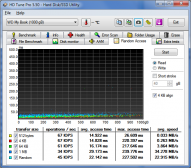 Angehngtes Bild: HD Tune Random Access WD Studio 1 TB (eSATA-AHCI-Modus + Intel SATA Treiber).png