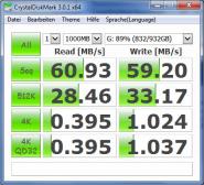 Angehngtes Bild: CrystalDiskMark Benchmark WD Studio 1 TB (eSATA-AHCI-Modus).jpg