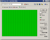 Angehängtes Bild: HDTune_Error_Scan_ST3250823AS.png