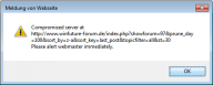 Angehngtes Bild: Winfuture-forum.de Compromised Server.png